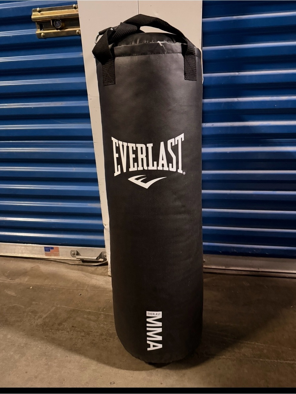 Everlast Black MMA Duffel-Style Heavy Bag